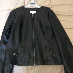 Black leather jacket from New York & Company